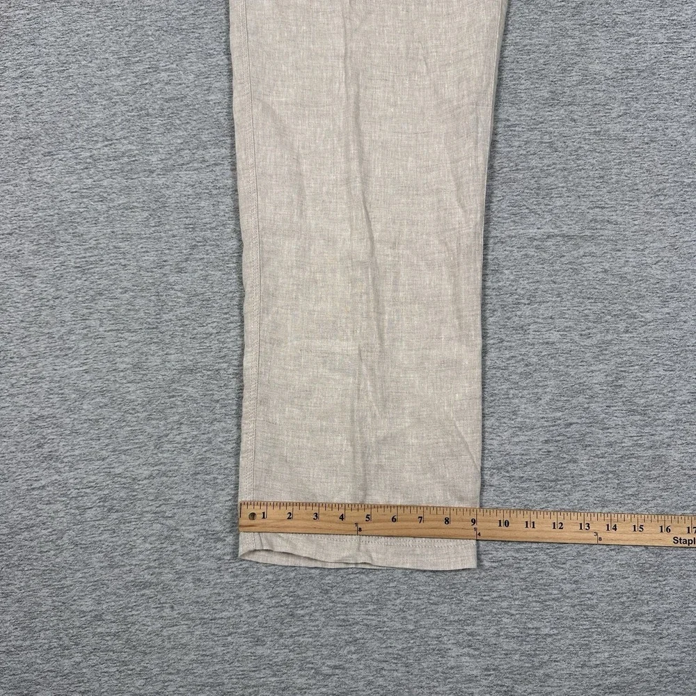 Tommy Bahama Pants Men's XL Beige Cargo Linen On The Edge Relax Travel NEW